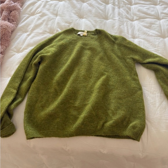 Sezane Green Women's Sweater - Picture 2 of 4